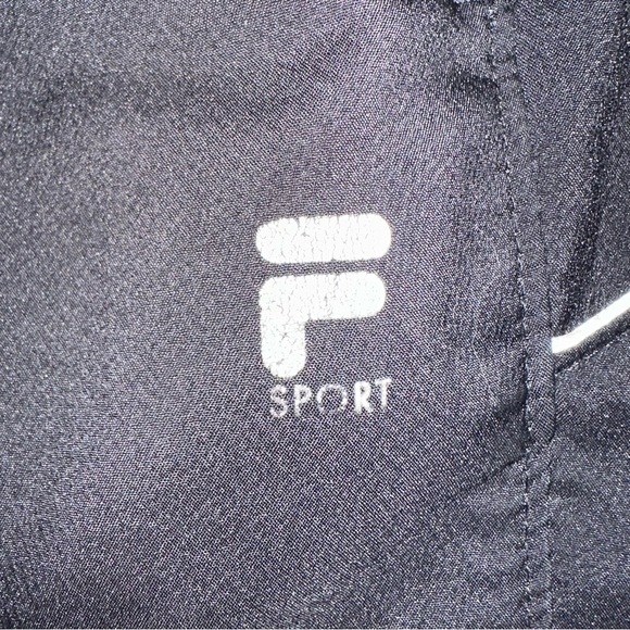 Fila Sport Men's Track Pants Black M Athletic Training Joggers Drawstring - Picture 6 of 6